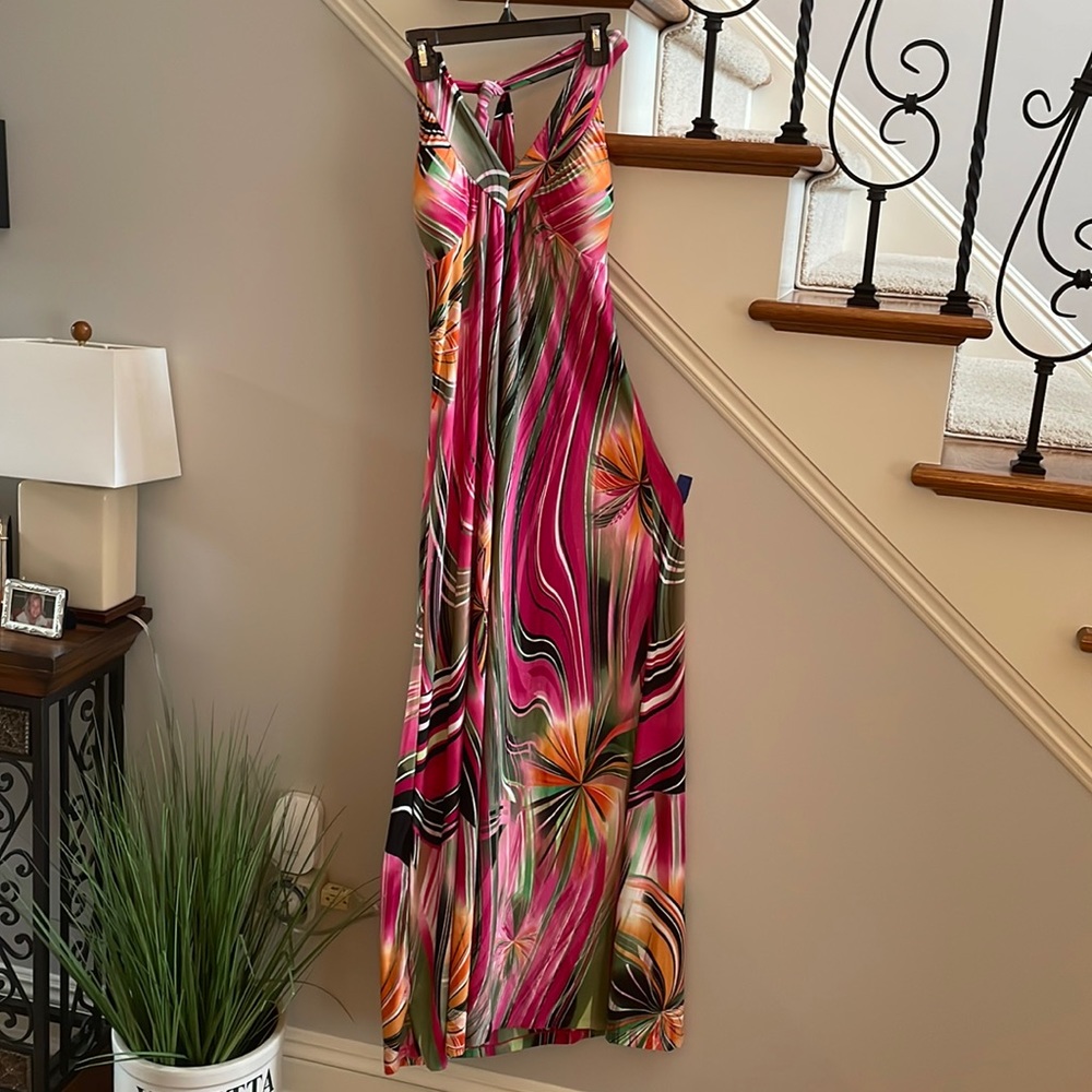 Fun halter maxi dress